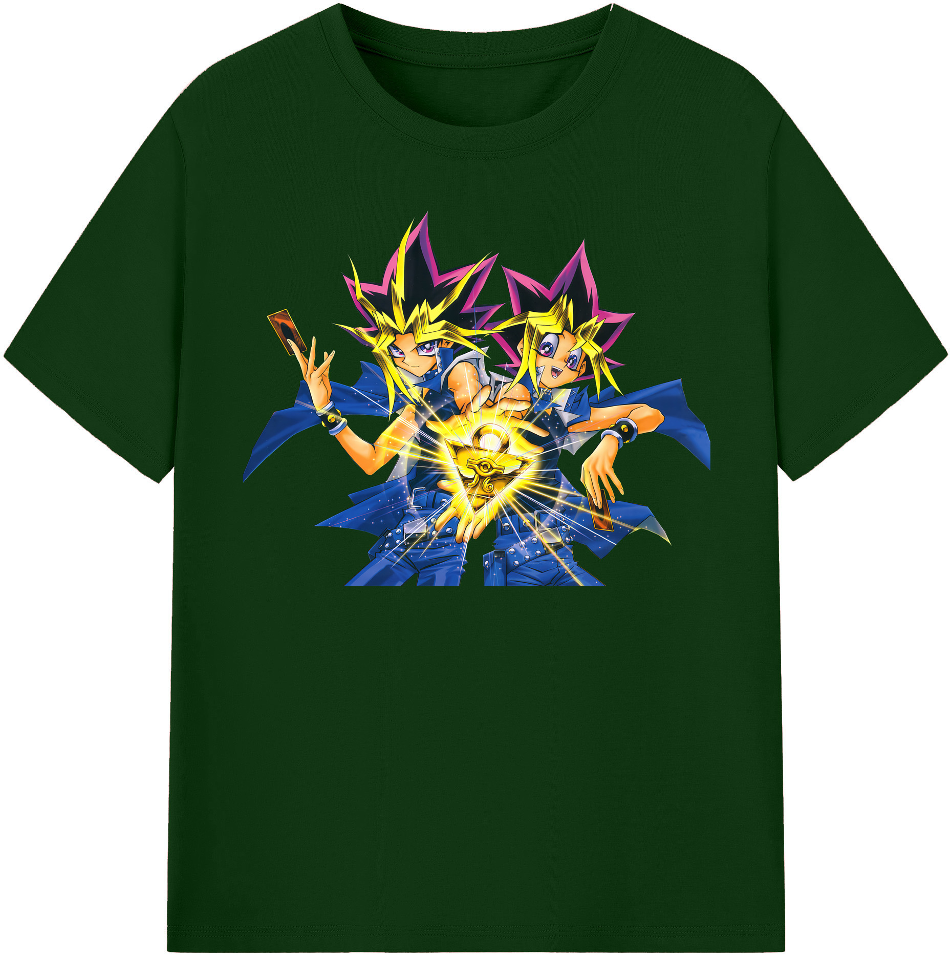 （画像用） 遊☆戯☆王 Yu-Gi-Oh! 綿100％半袖Tシャツ（フロントプリント）